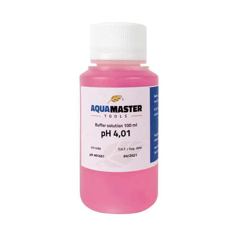 Aqua Master PH 4.01 Calibration Solution - 100ml - GrowPro Hydroponics Ltd