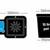 Autopot 1Pot Module 15L - GrowPro Hydroponics Ltd