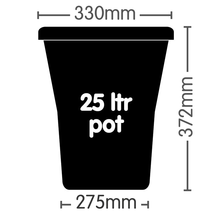 Autopot 1Pot XL 25L Pot (Black) - GrowPro Hydroponics Ltd