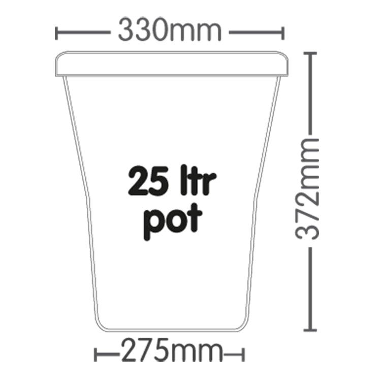 Autopot 1Pot XL 25L Pot (White) - GrowPro Hydroponics Ltd