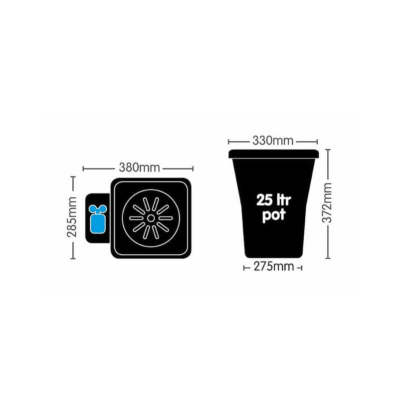 Autopot 1Pot XL Module 25L AQUAvalve5 – 9mm - GrowPro Hydroponics Ltd