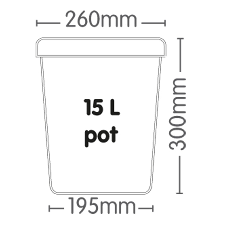 Autopot pots (White) 8.5L - 15L - GrowPro Hydroponics Ltd