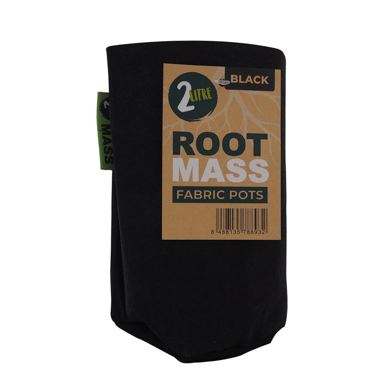 Bulk RootMass Black Thick Fabric Pots - GrowPro Hydroponics Ltd