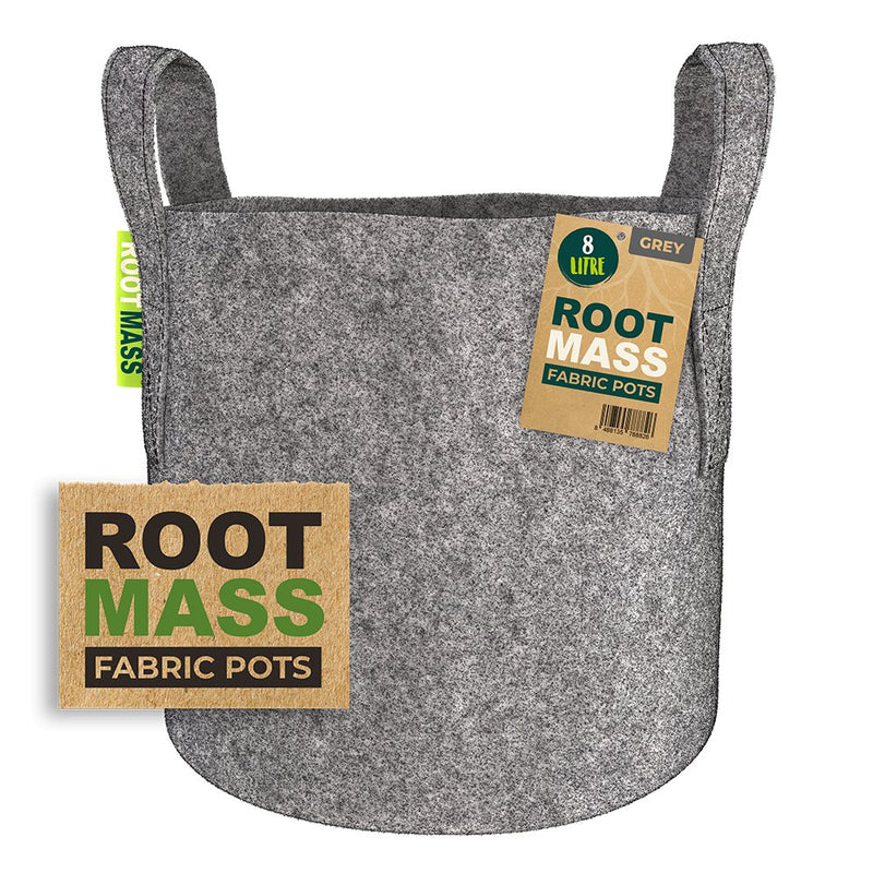 Bulk RootMass Grey Fabric Pots - GrowPro Hydroponics Ltd