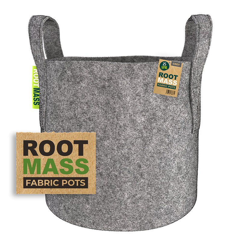 Bulk RootMass Grey Fabric Pots - GrowPro Hydroponics Ltd