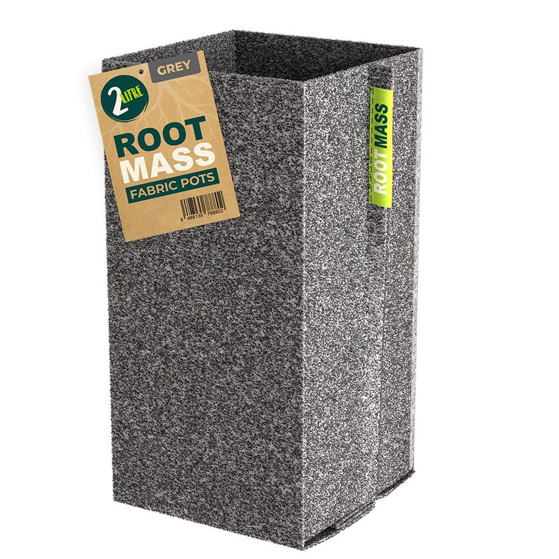 Bulk RootMass Grey Fabric Pots - GrowPro Hydroponics Ltd