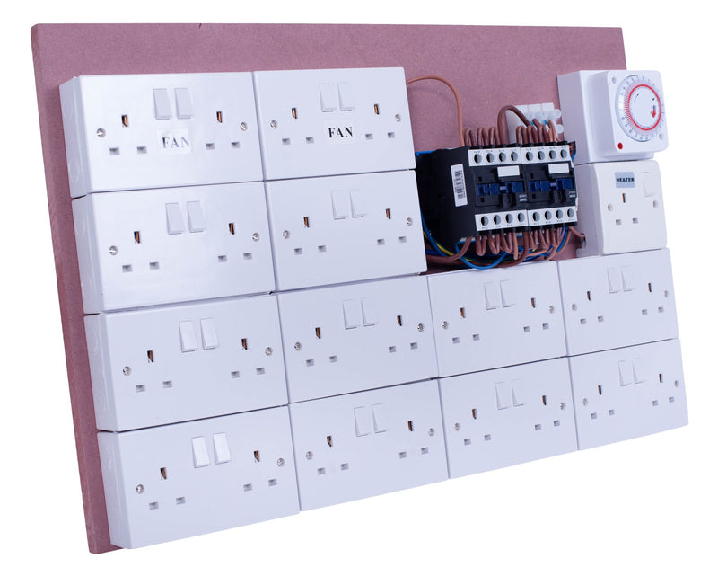 Contactor Board 20 Way + 4 + Heater Timer Board - GrowPro Hydroponics Ltd