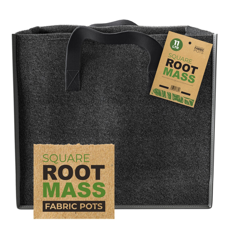 RootMass Square Fabric Pots - GrowPro Hydroponics Ltd