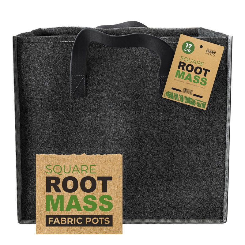 RootMass Square Fabric Pots - GrowPro Hydroponics Ltd