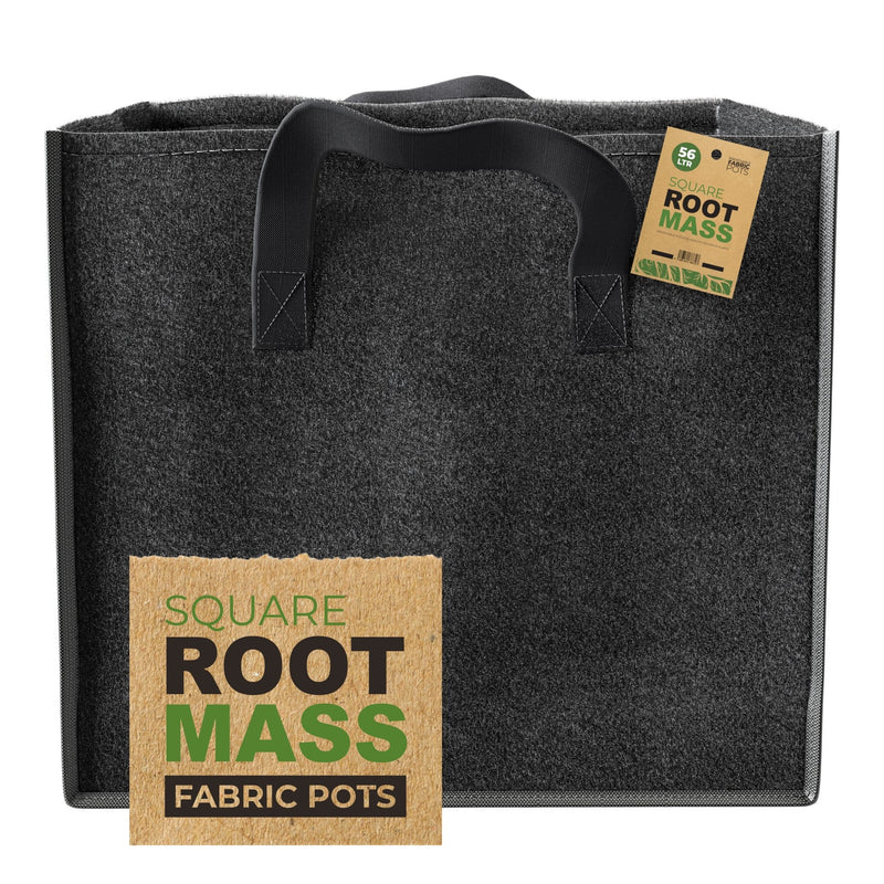 RootMass Square Fabric Pots - GrowPro Hydroponics Ltd