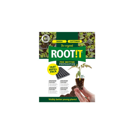 ROOT!T DRY PEAT FREE PLUG 60 REFILL BAG - GrowPro Hydroponics Ltd
