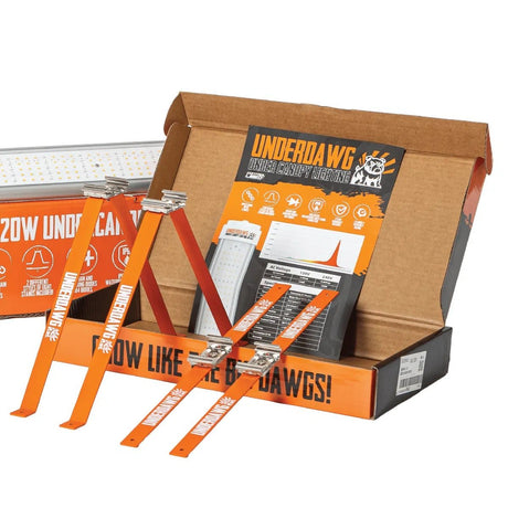 Underdawg 120W LED Undercanopy Fixture + Complete Accessory Kit - GrowPro Hydroponics Ltd
