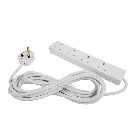 4 Gang Power Extension Lead - GrowPro Hydroponics Ltd