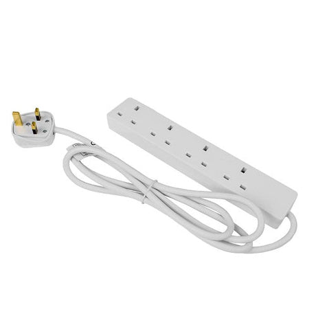 4 Gang Power Extension Lead - GrowPro Hydroponics Ltd