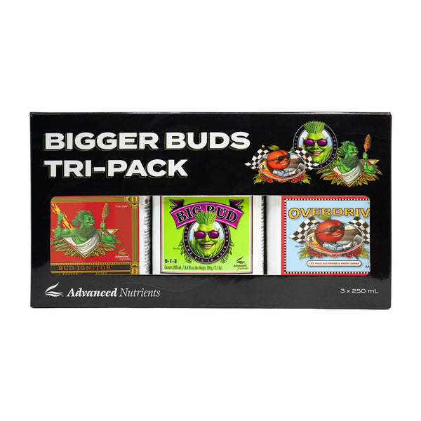 Bigger Buds Tri-Pack (250ml) - GrowPro Hydroponics Ltd