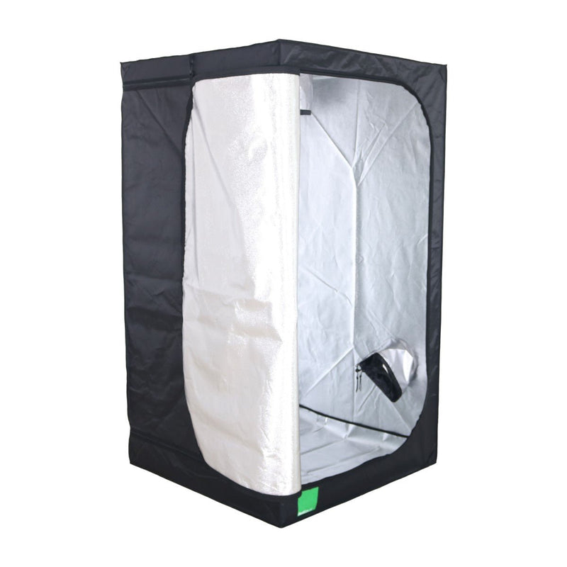 BudBox LITE Silver Mylar Grow Tent - 100cm x 100cm x 180cm - GrowPro Hydroponics Ltd