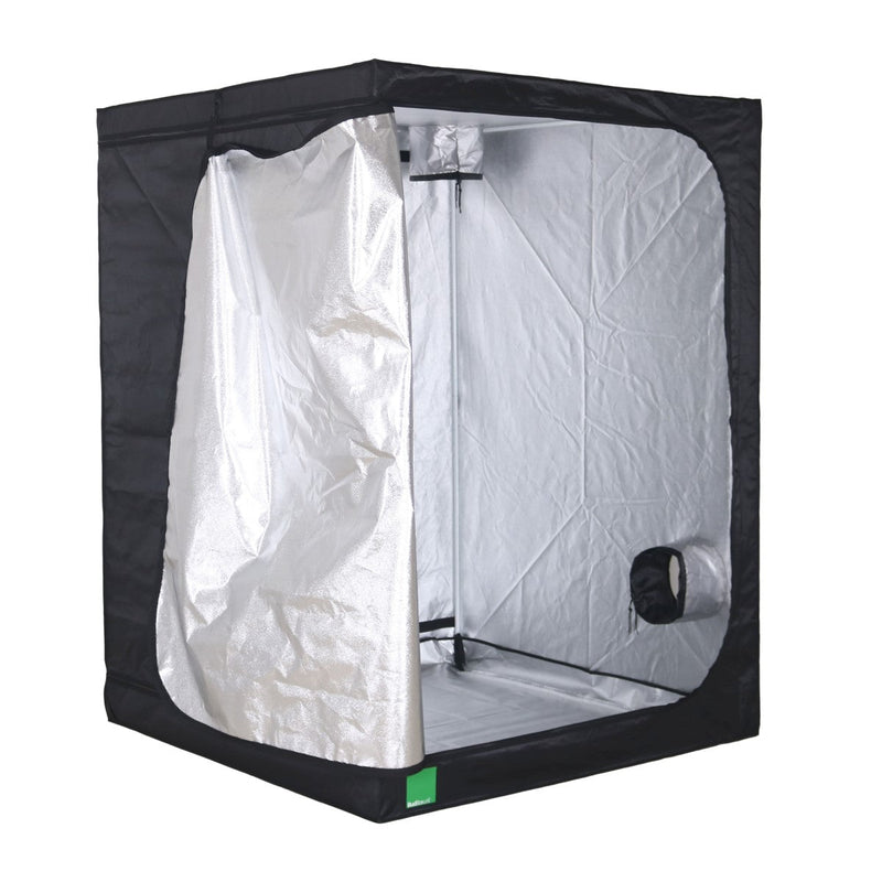 BudBox LITE Silver Mylar Grow Tent - 150cm x 150cm x 200cm - GrowPro Hydroponics Ltd