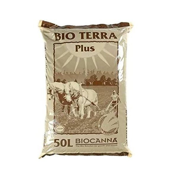 CANNA BIO TERRA PLUS SOIL MIX - 50L BAG - GrowPro Hydroponics Ltd