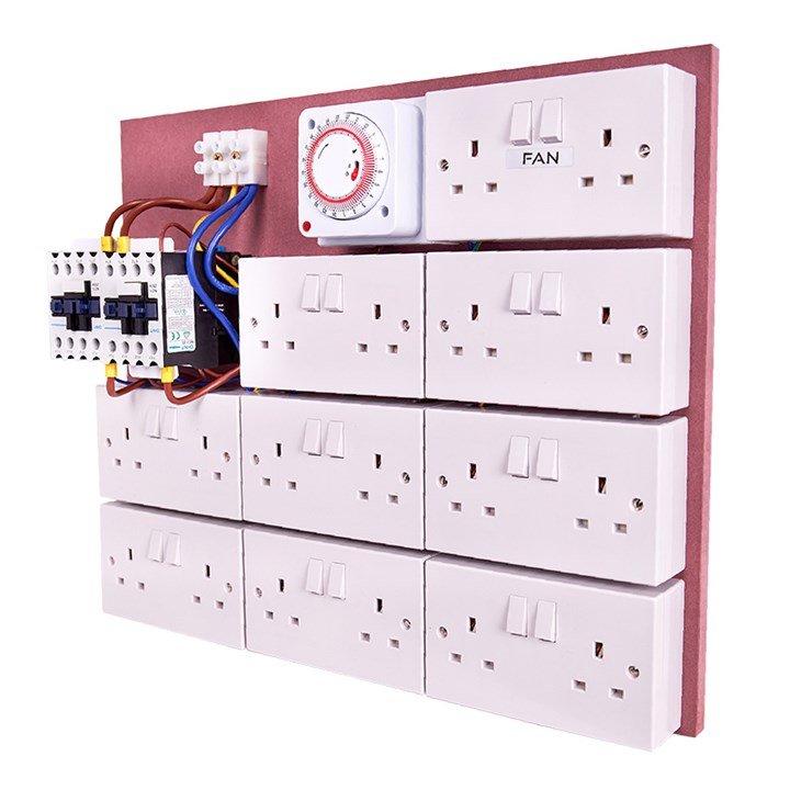 Contactor Board Double 16/18 - GrowPro Hydroponics Ltd