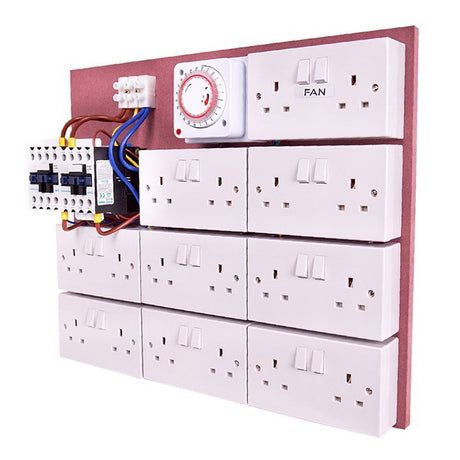 Contactor Board Double 16/18 - GrowPro Hydroponics Ltd