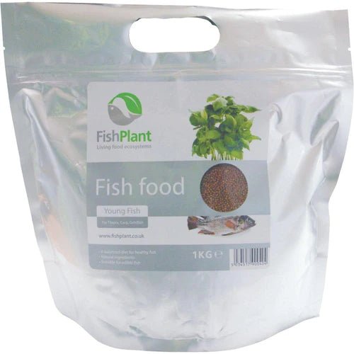 FISHPLANT TILAPIA (YOUNG FISH) FISH FOOD - 1KG - GrowPro Hydroponics Ltd