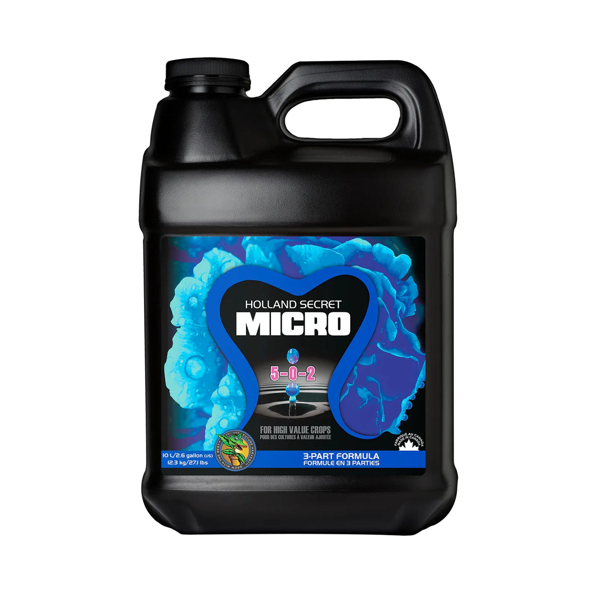 Future Harvest Holland Secret Grow, Micro & Bloom - GrowPro Hydroponics Ltd