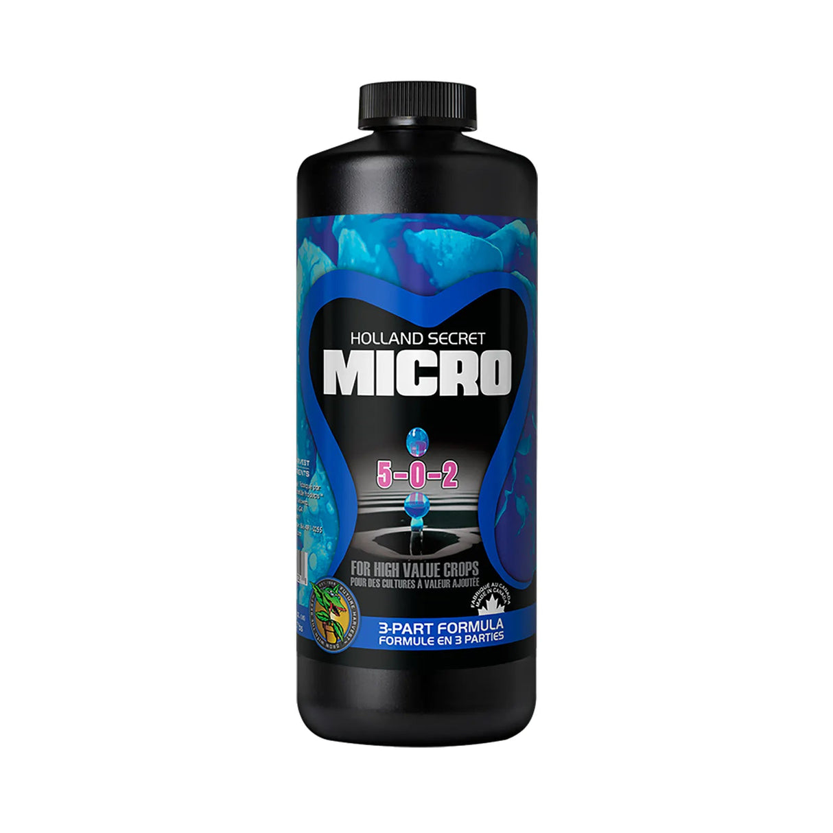 Future Harvest Holland Secret Grow, Micro & Bloom - GrowPro Hydroponics Ltd