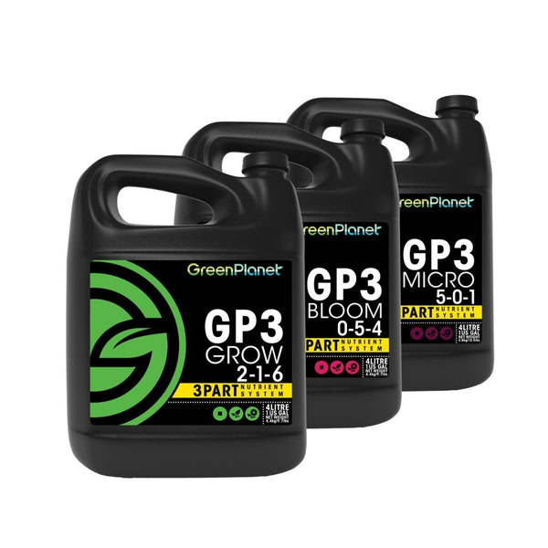 GP3 – Grow, Bloom & Micro - GrowPro Hydroponics Ltd