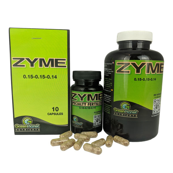 Green Planet Zyme Capsules - GrowPro Hydroponics Ltd