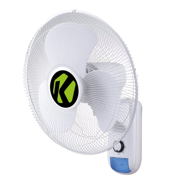 Krystal 16" Oscillating Wall Mounted Fan - GrowPro Hydroponics Ltd