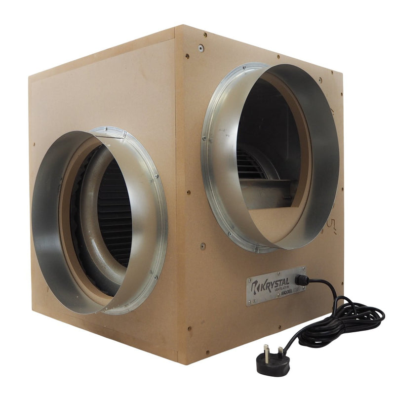 Krystal MDF Acoustic Box Box Fans - GrowPro Hydroponics Ltd