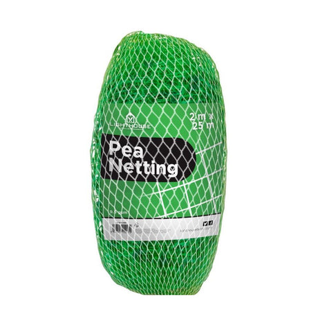 LIGHTHOUSE 2M X 25M PEA NETTING (15CM X 15CM) - GrowPro Hydroponics Ltd