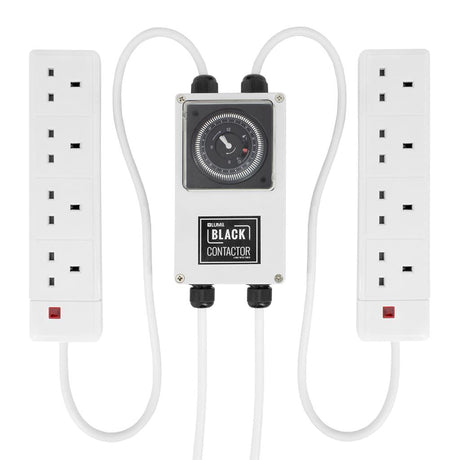 LUMII BLACK (4-8) WAY CONTACTOR TIMERS - GrowPro Hydroponics Ltd
