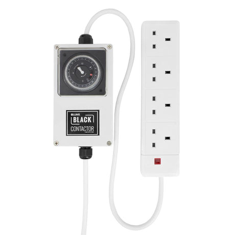 LUMII BLACK (4-8) WAY CONTACTOR TIMERS - GrowPro Hydroponics Ltd