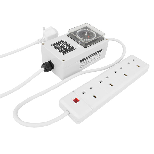 LUMII BLACK (4-8) WAY CONTACTOR TIMERS - GrowPro Hydroponics Ltd