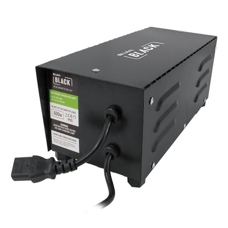LUMII BLACK 600W METAL MAGNETIC BALLAST - GrowPro Hydroponics Ltd