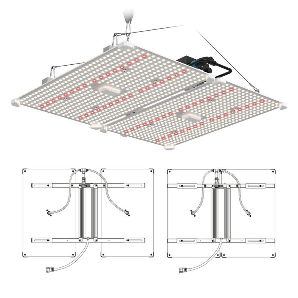 LUMii BLACK Blade LED - 400w Grow Light - GrowPro Hydroponics Ltd