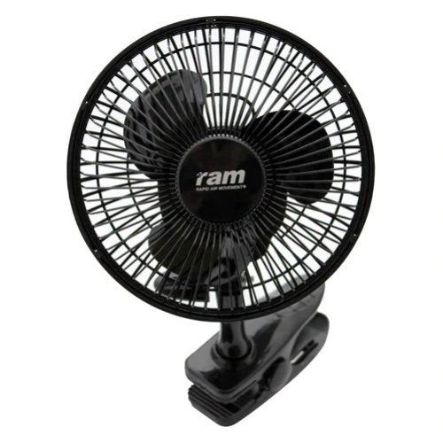 RAM 150mm Clip on Fan (6") - GrowPro Hydroponics Ltd