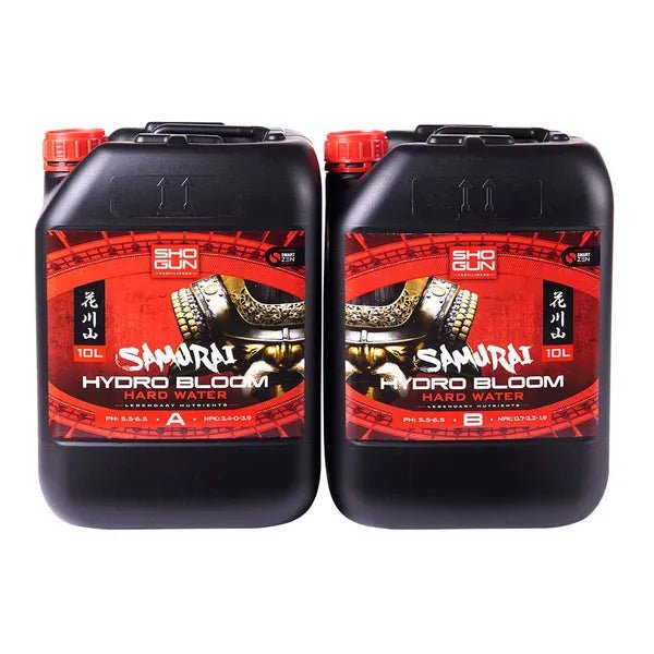 SHOGUN Samurai Hydro Bloom A&B - HW - GrowPro Hydroponics Ltd