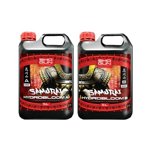 SHOGUN Samurai Hydro Bloom A&B - HW - GrowPro Hydroponics Ltd