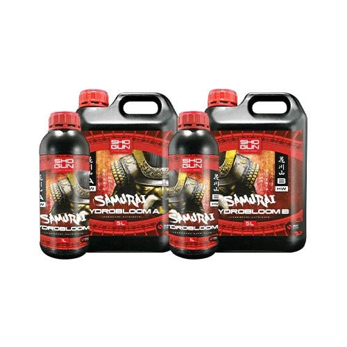 SHOGUN Samurai Hydro Bloom A&B - HW - GrowPro Hydroponics Ltd