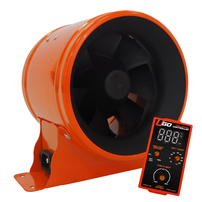U-GO EC Extractor Fan - GrowPro Hydroponics Ltd